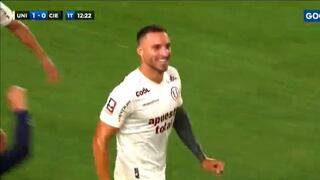 Golazo de Herrera: mira el 1-0 de Universitario vs Cienciano | VIDEO