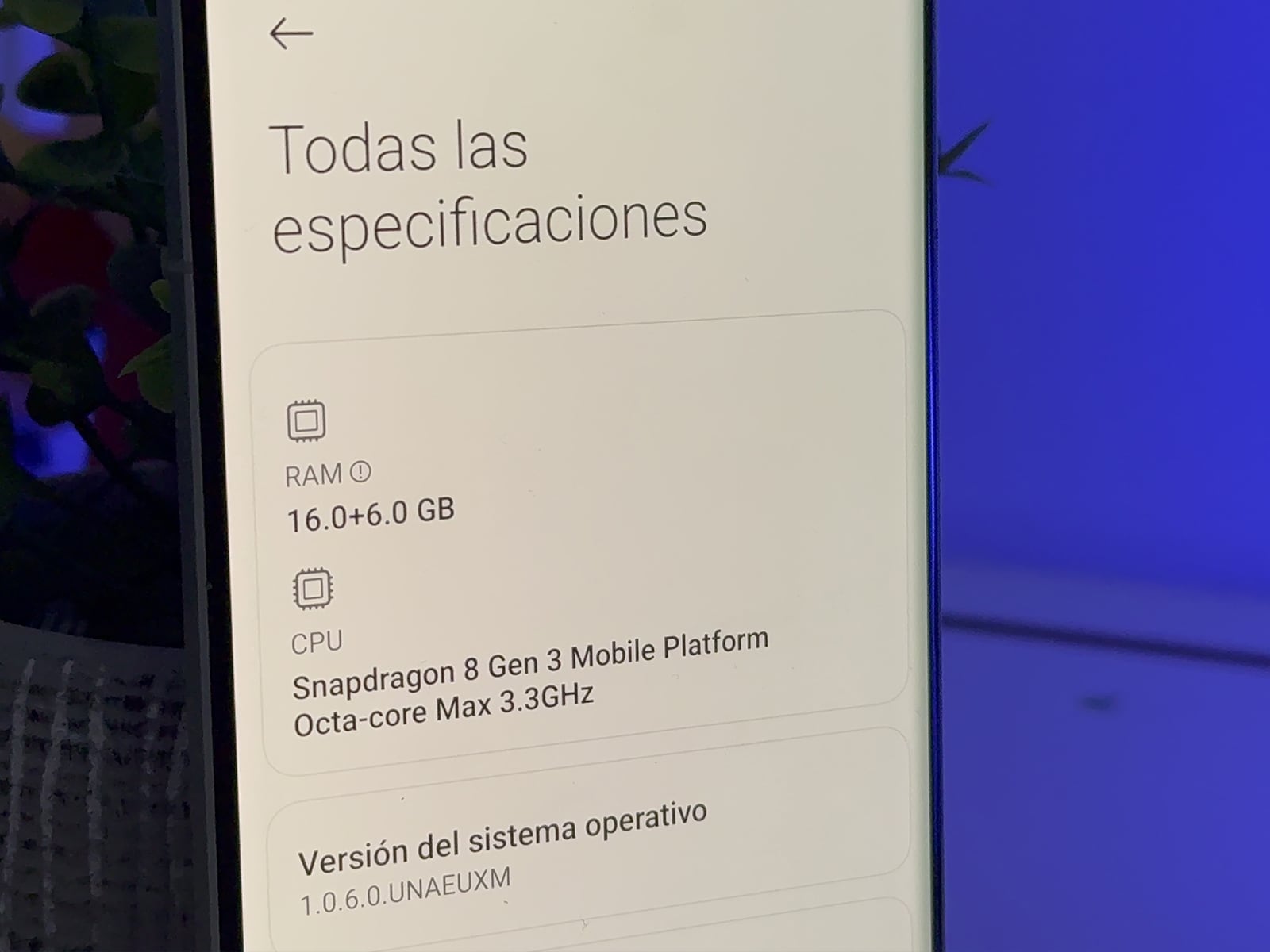 XIAOMI | El smartphone cuentas con Snapdragon 8 Gen 3 como procesador. (Foto: MAG - Rommel Yupanqui)