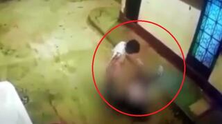 Callao: captan a sujeto golpeando brutalmente a una mujer tras salir de fiesta | VIDEO