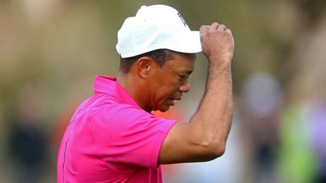 Tiger Woods anunció que se aleja del golf por bajo rendimiento