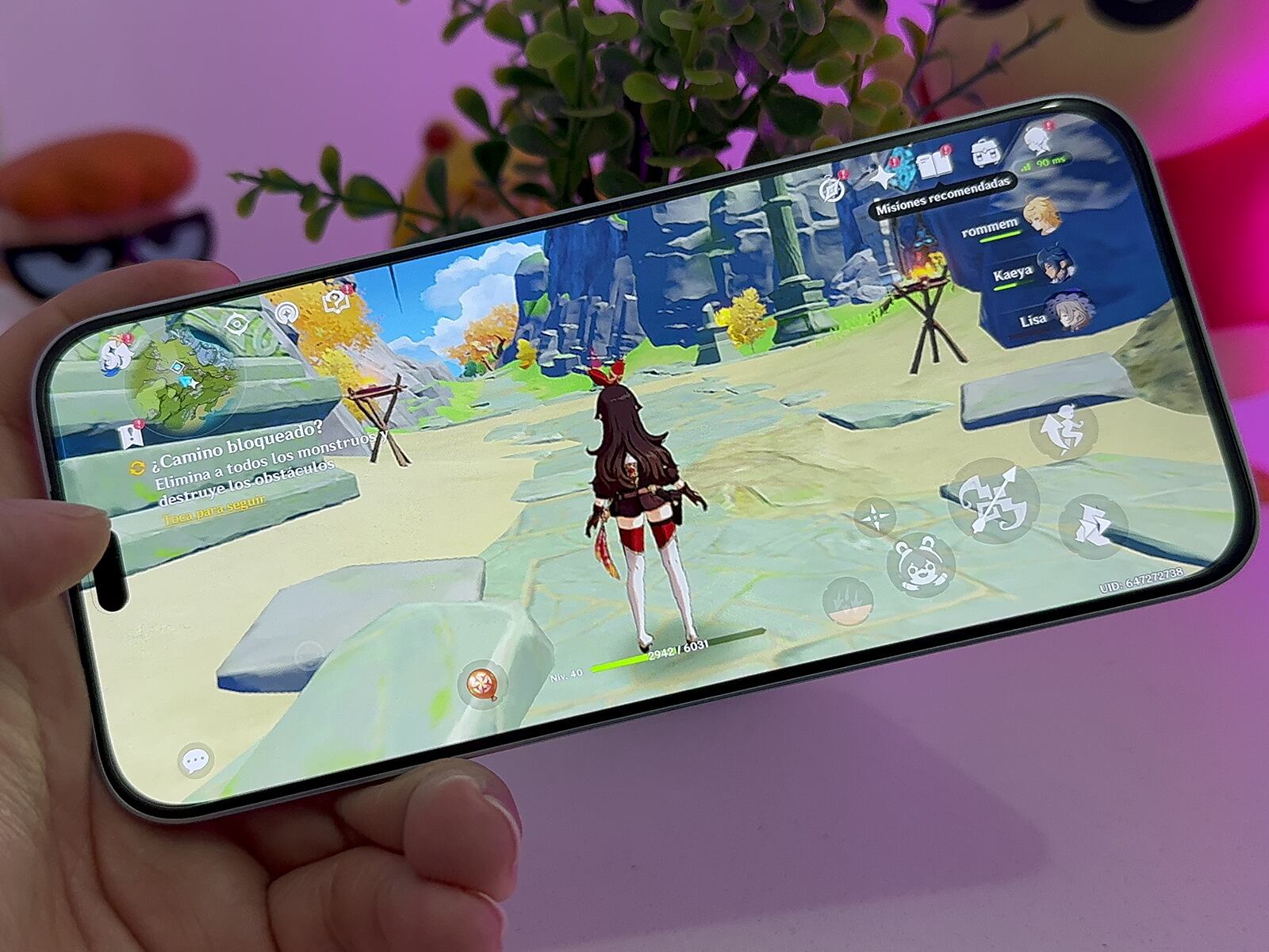 REVIEW | En el caso de Genshin Impact pude jugar a 30 fotogramas por segundo en calidad media. (Foto: MAG - Rommel Yupanqui)