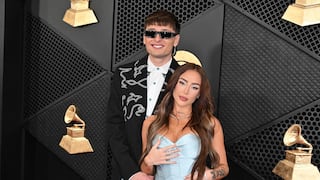 Peso Pluma y Nicki Nicole lucieron su amor en el Grammy 2024 | FOTOS
