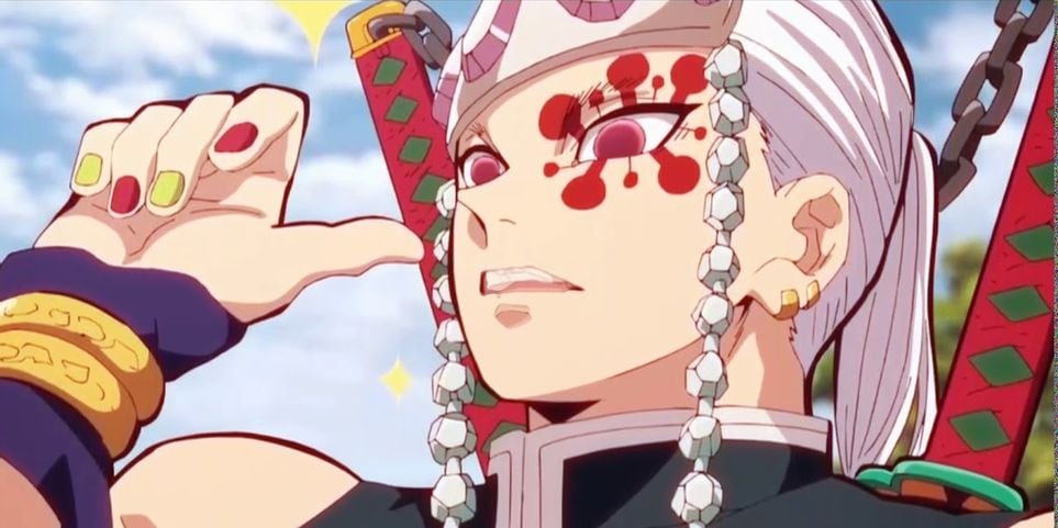 Tengen Uzui durante el Arco del Distrito del Entretenimiento. (Foto: Ufotable)