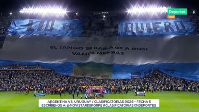 Espectacular recibimiento a Lionel Messi y los campeones del mundo en La Bombonera | VIDEO