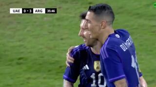 A poco del Mundial Qatar 2022: doblete de Ángel Di María para el 3-0 de Argentina vs. Emiratos | VIDEO
