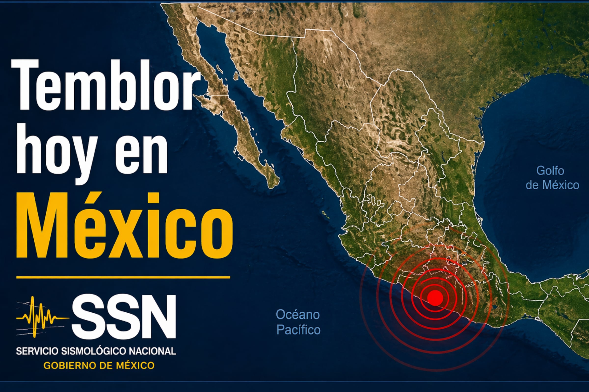 Temblor en México EN VIVO hoy, 24 de junio 2026: hora exacta, magnitud y dónde fue el epicentro del último sismo