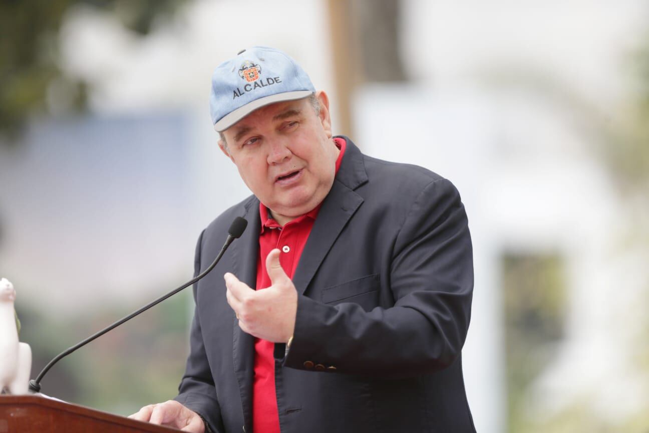 Rafael López Aliaga reiteró que sigue "analizando" si es que es candidato a la presidencia en el 2026. (foto: César Bueno).