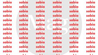 ¿Puedes encontrar la palabra ‘SAVIA’ entre ‘SABIA’ en menos de 13 segundos?