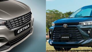 Toyota Avanza 2022 vs. Suzuki Ertiga 2022: comparativa técnica de minivans populares