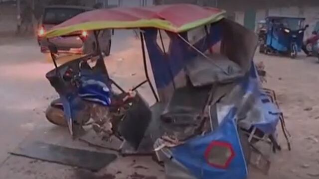 Puente Piedra: choque entre un auto y una mototaxi deja un muerto y cuatro heridos | VIDEO