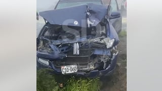 Variante Pasamayo: quíntuple choque por neblina y exceso de velocidad