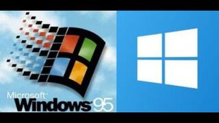 Estas son las diferencias entre Windows 95 y Windows 10 [VIDEO]