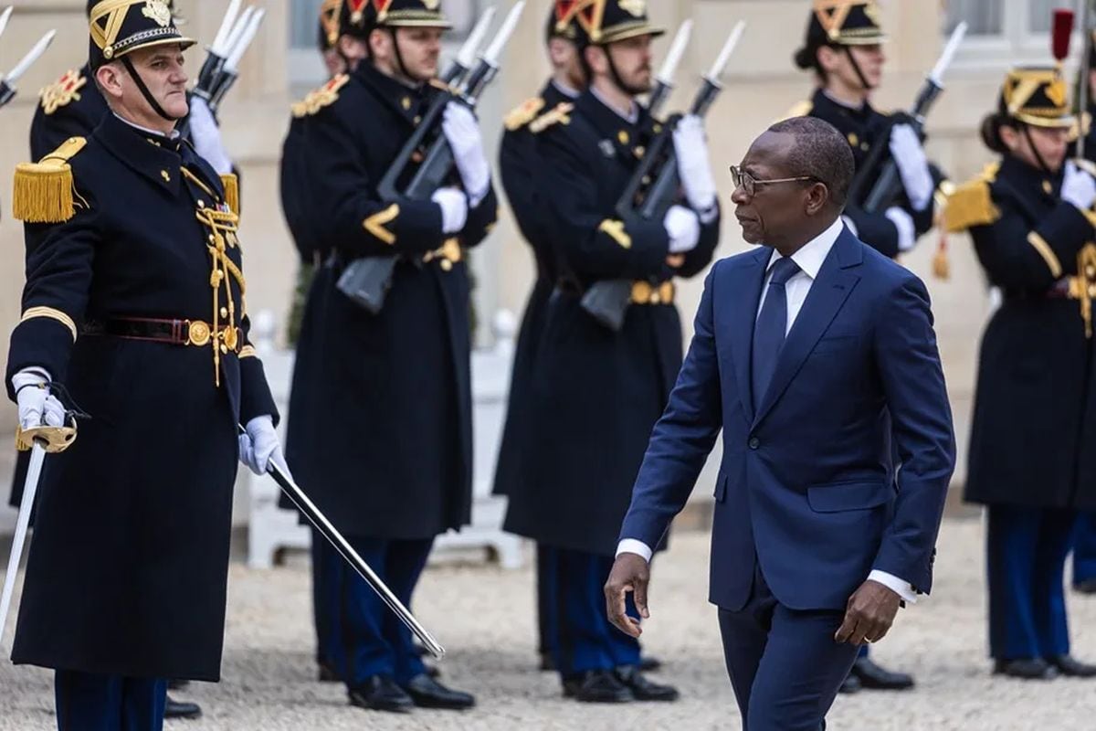 El presidente de Benín, Patrice Talon, en una fotografía de archivo. Foto: EFE/ Christophe Petit