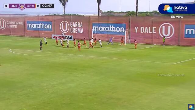 Universitario: Cindy Novoa anotó gol olímpico para las cremas en la Liga Femenina | VIDEO