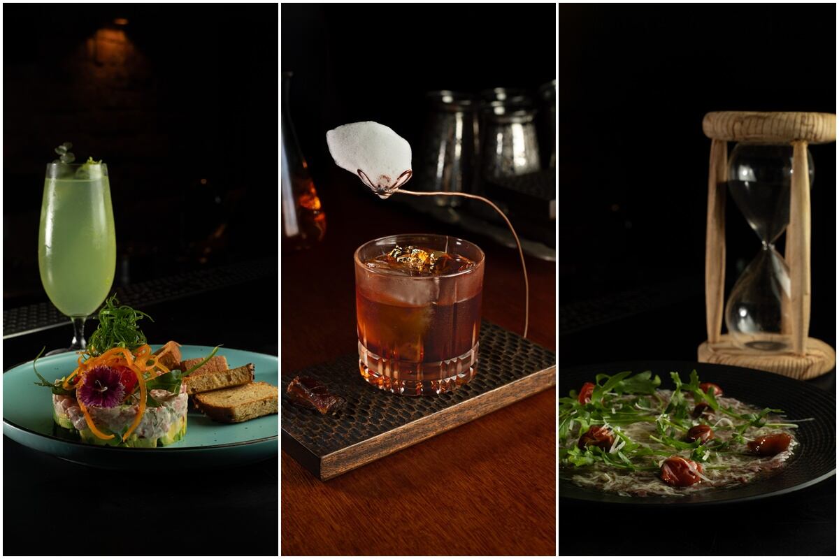 ¿Te imaginas un lugar donde puedas viajar en el tiempo y disfrutar cocteles de autor que destacan por el uso de aperitivos? Relativo, bar de culto, reúne todo esto en sus tres pisos.