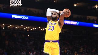 Con otro doble-doble de LeBron James, Lakers venció 101-96 a Hawks y se mantiene con el mejor registro en la NBA