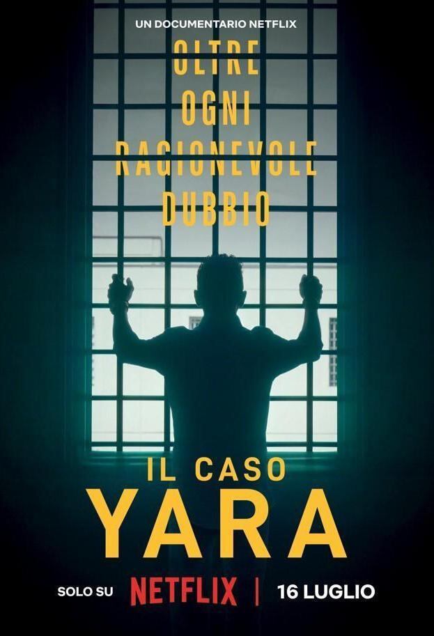 El póster de "El caso Yara Gambirasio: Más allá de toda duda razonable", miniserie de 5 episodios basada en hechos reales (Foto: Netflix)