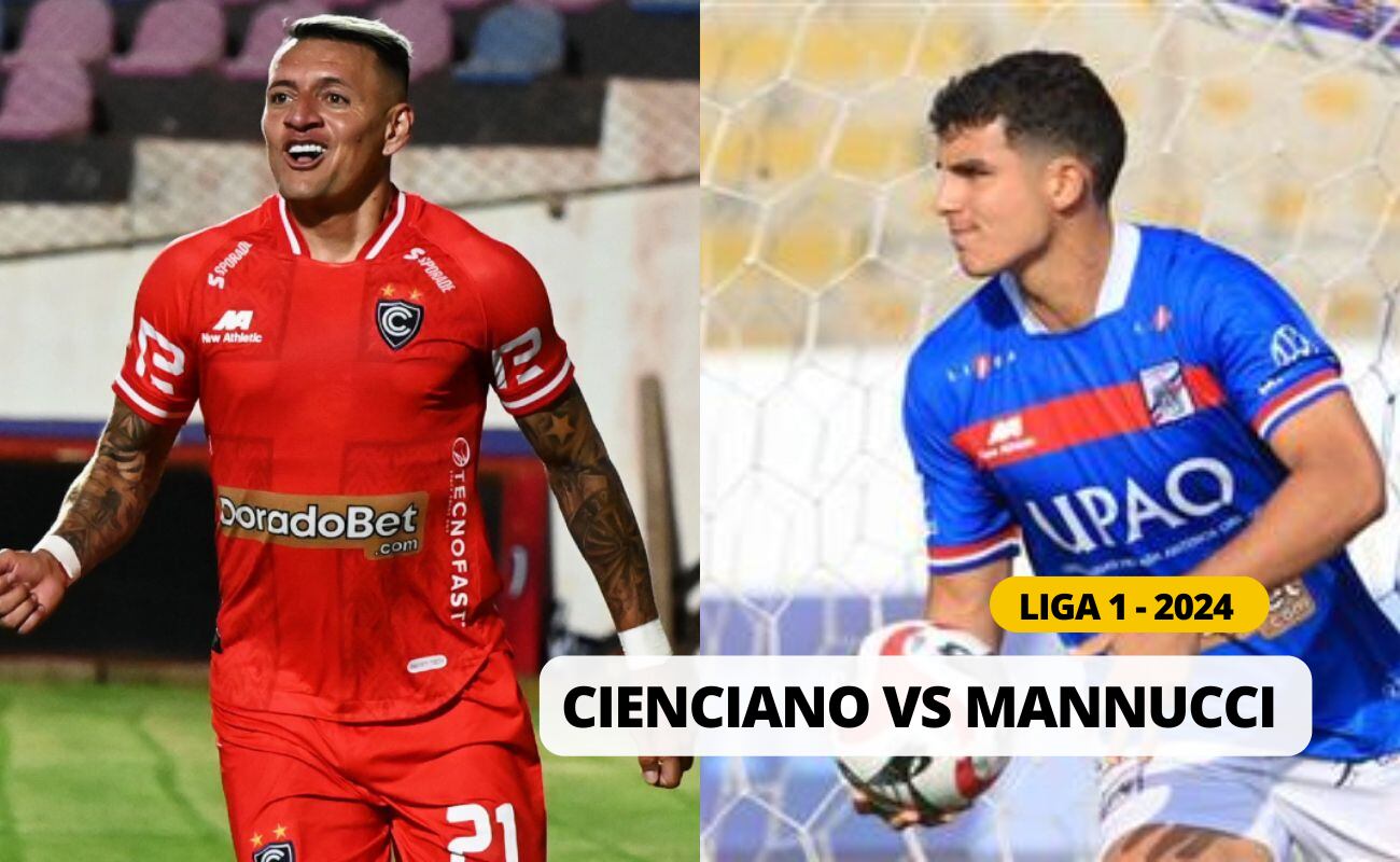 Cienciano vs Carlos A. Mannucci EN VIVO la Liga 1 Te Apuesto | Foto: Diseño EC