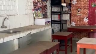 Piura: colegio habilita un quiosco como aula