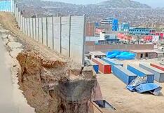 Reportan derrumbe en el km 3.5 de la avenida Gambetta en Ventanilla