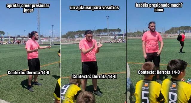 TikTok viral: el emotivo discurso de un entrenador a sus pupilos pese a que perdieron 14 a 0 | En esta nota te contaremos los detalles que debes conocer sobre esta historia que ha llenado de admiración al hombre que se dirige a sus pupilos. (Archivo)