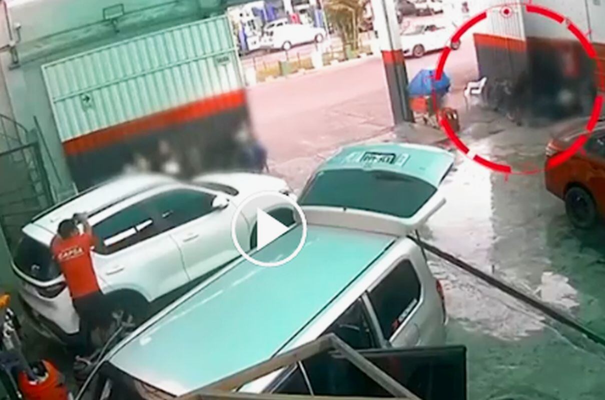 Empresario fue victimado delante de personas que trabajaban en el taller. Foto: América Noticias