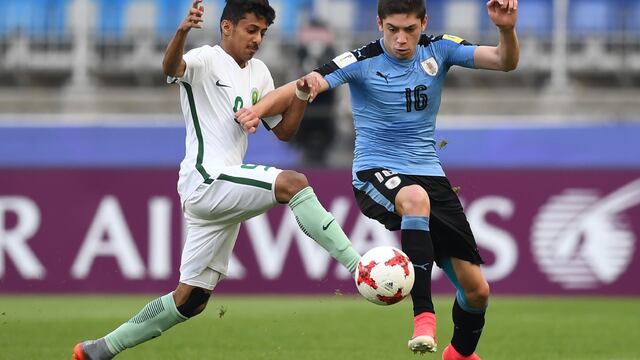 Uruguay venció 1-0 a Arabia Saudita y avanzó a cuartos del Mundial Sub 20