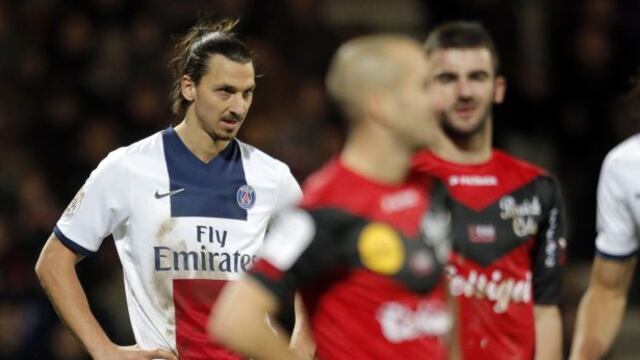 Con Ibrahimovic, el PSG empató de visita 1-1 con el Guingamp