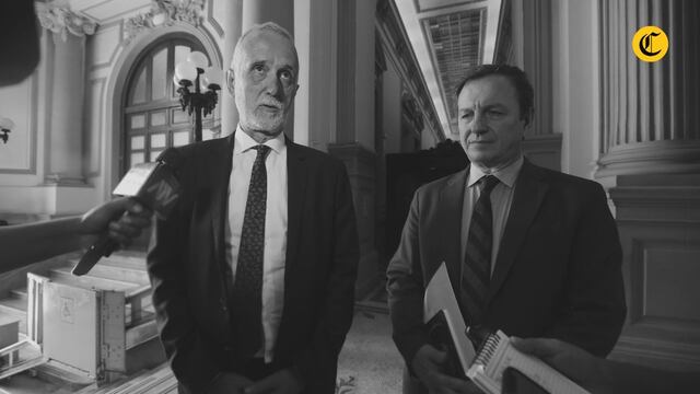 Carlos Jornet y Carlos Lauría, parte de la delegación de la SIP que arribó al Perú para analizar la situación que atraviesa la prensa. (Foto: Britanie Arroyo / GEC)