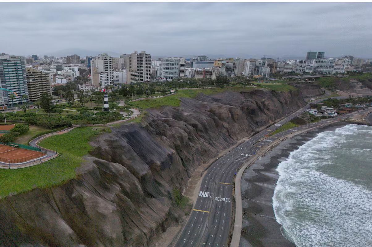 Desvío en la Costa Verde por Juegos Bolivarianos 2025. Foto: GEC
