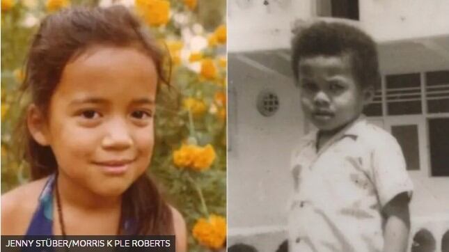 Jenny Stüber y Morris K Ple Roberts son dos entre miles de niños mitad tailandeses, mitad estadounidenses cuyos padres biológicos fueron militares. (JENNY STÜBER/MORRIS K PLE ROBERTS).