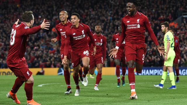 ¡Histórico! Liverpool goleó 4-0 al Barcelona en Anfield y ya está en la final de la Champions League