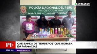 Miraflores: cae banda de tenderos que robaban en farmacias | VIDEO