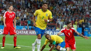 Brasil vs. Serbia: Thiago Silva anotó de cabeza tras un córner lanzado por Neymar