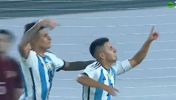 Gol de Thiago Almada: remontada 2-1 de Argentina vs Venezuela en el Preolímpico | VIDEO