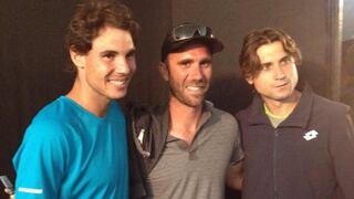 Rafael Nadal y David Ferrer se reencontraron con Luis Horna