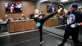 UFC 238: Valentina Shevchenko y el brutal calentamiento para medirse ante Jessica Eye | VIDEO