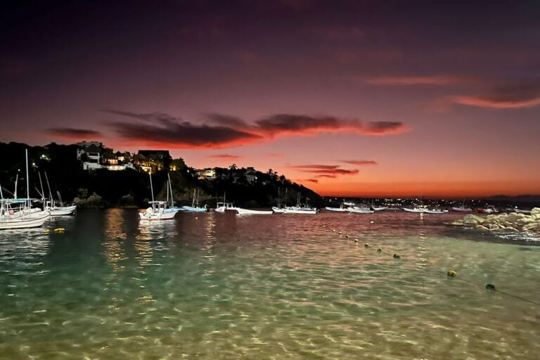 Puerto Angelito, a orillas del océano Pacífico. Foto: Julien Guichard