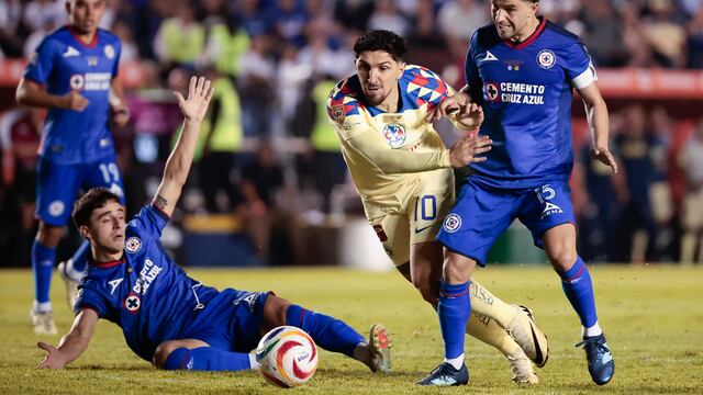 Cruz Azul empató 1-1 con América por la final de ida del Torneo Clausura | RESUMEN Y GOLES