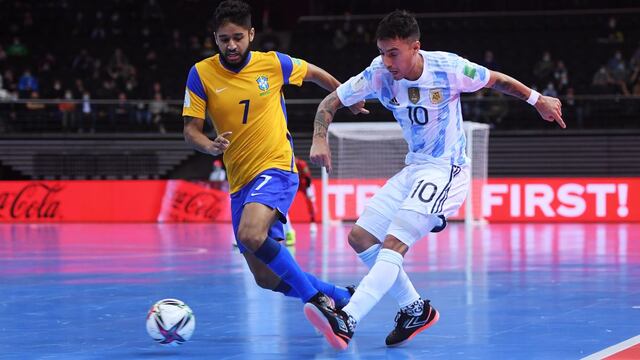 Cómo salió Argentina en futsal hoy vs. Brasil por el Mundial 2021