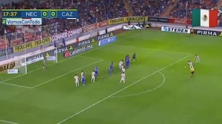 Necaxa vs. Cruz Azul: Matías Fernández abrió el marcador con este golazo | VIDEO