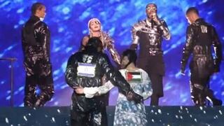 Escándalo político en Israel por bandera Palestina en show de Madonna en Eurovisión 2019