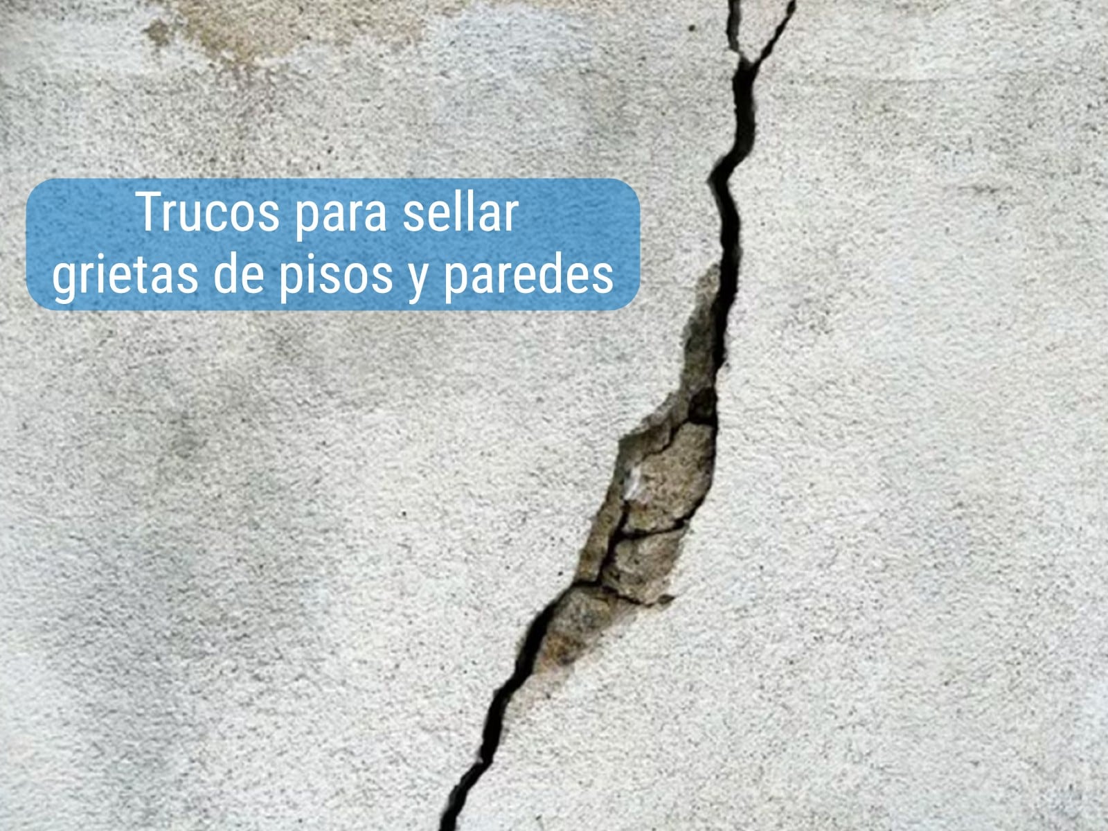 Aquí te dejo las mejores técnicas para sellar grietas de pisos y paredes en pocos minutos. (Foto: @Freepick)