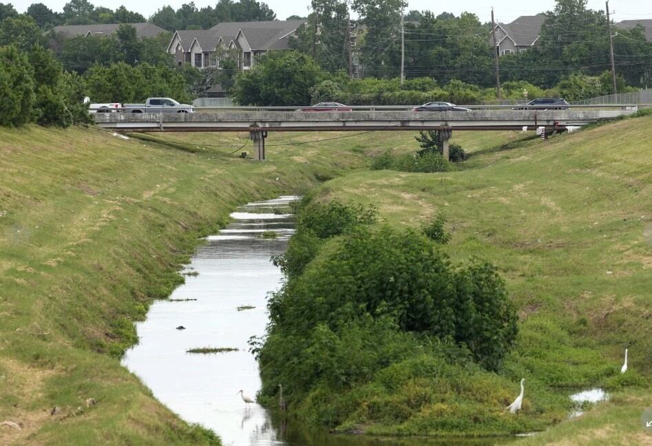 El arroyo donde fue encontrada Jocelyn Nungaray. (Melissa Phillip / Houston Chronicle vía AP).