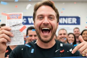 La ‘euforia’ de un hombre al conocer que obtuvo un premio millonario en la Lotería de Carolina del Norte: “Nunca gané algo parecido”