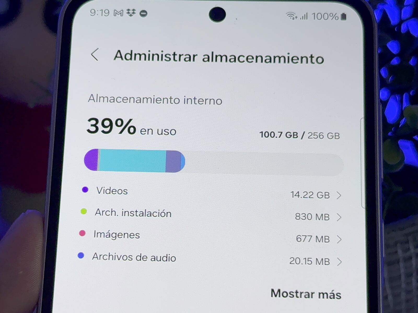 El Samsung Galaxy A35 5G lleva, de por sí, una memoria RAM de 8 GB, misma que se puede ampliar hasta 8 GB más. (Foto: MAG - Rommel Yupanqui)