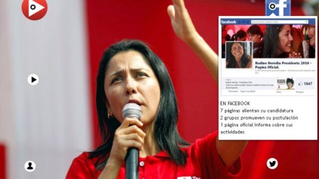 Nadine Heredia tiene una fuerte presencia en redes sociales [Foto interactiva]