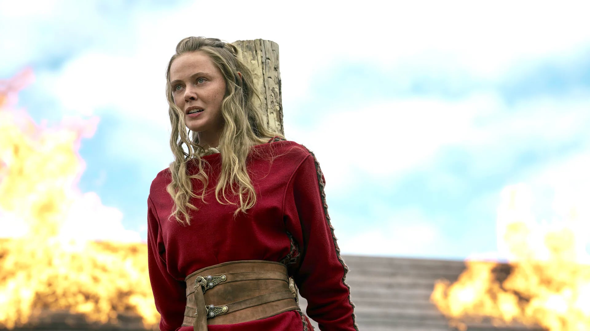 Hacia el final de “Vikings: Valhalla”, Freydis logra salvarse de su intento de asesinato (Foto: Netflix)