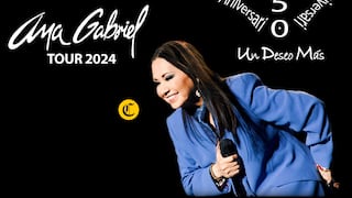 Ana Gabriel regresa al Perú y ofrece concierto para celebrar 50 años de trayectoria