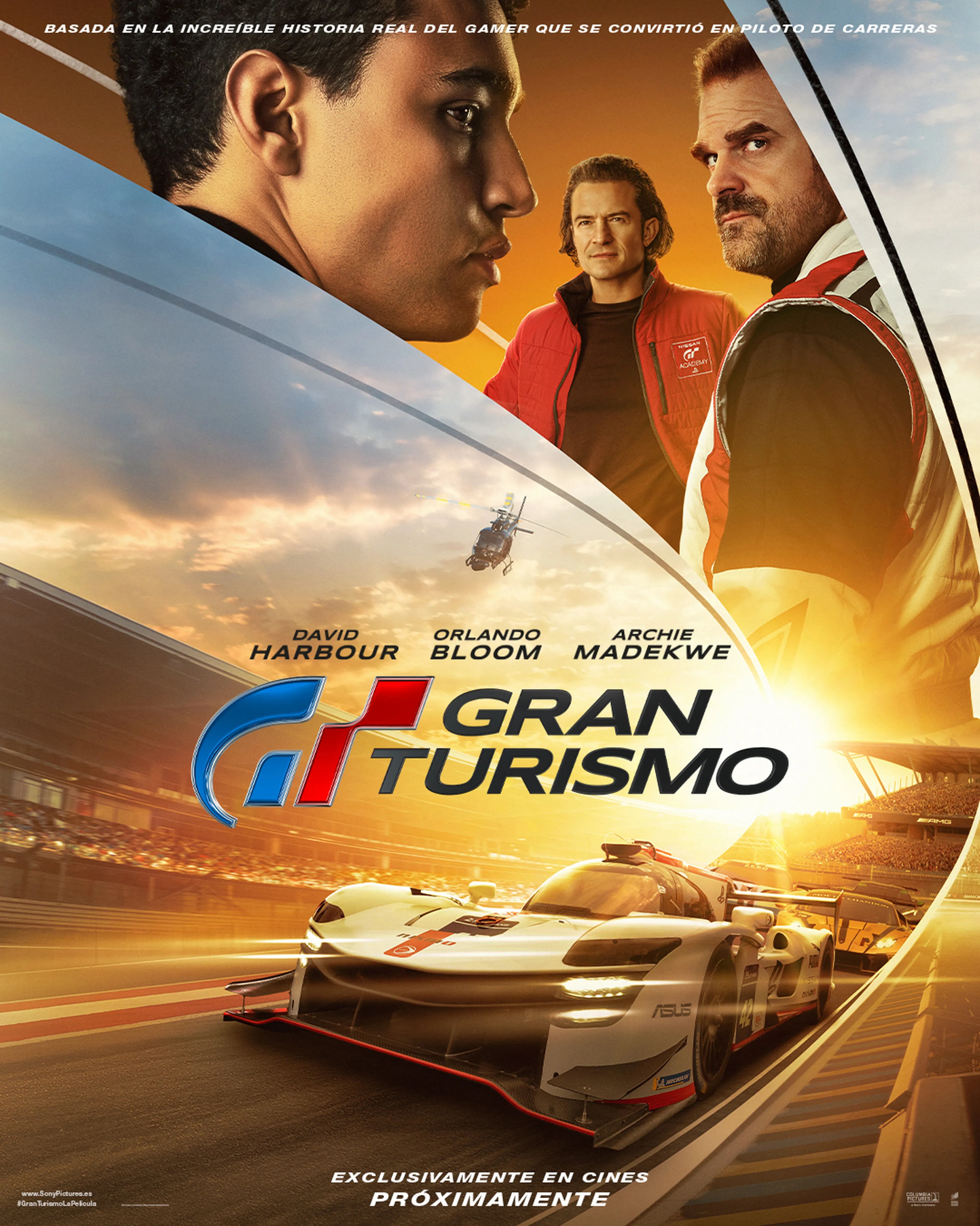 El póster de la película "Gran Turismo" (Foto: Sony Pictures)